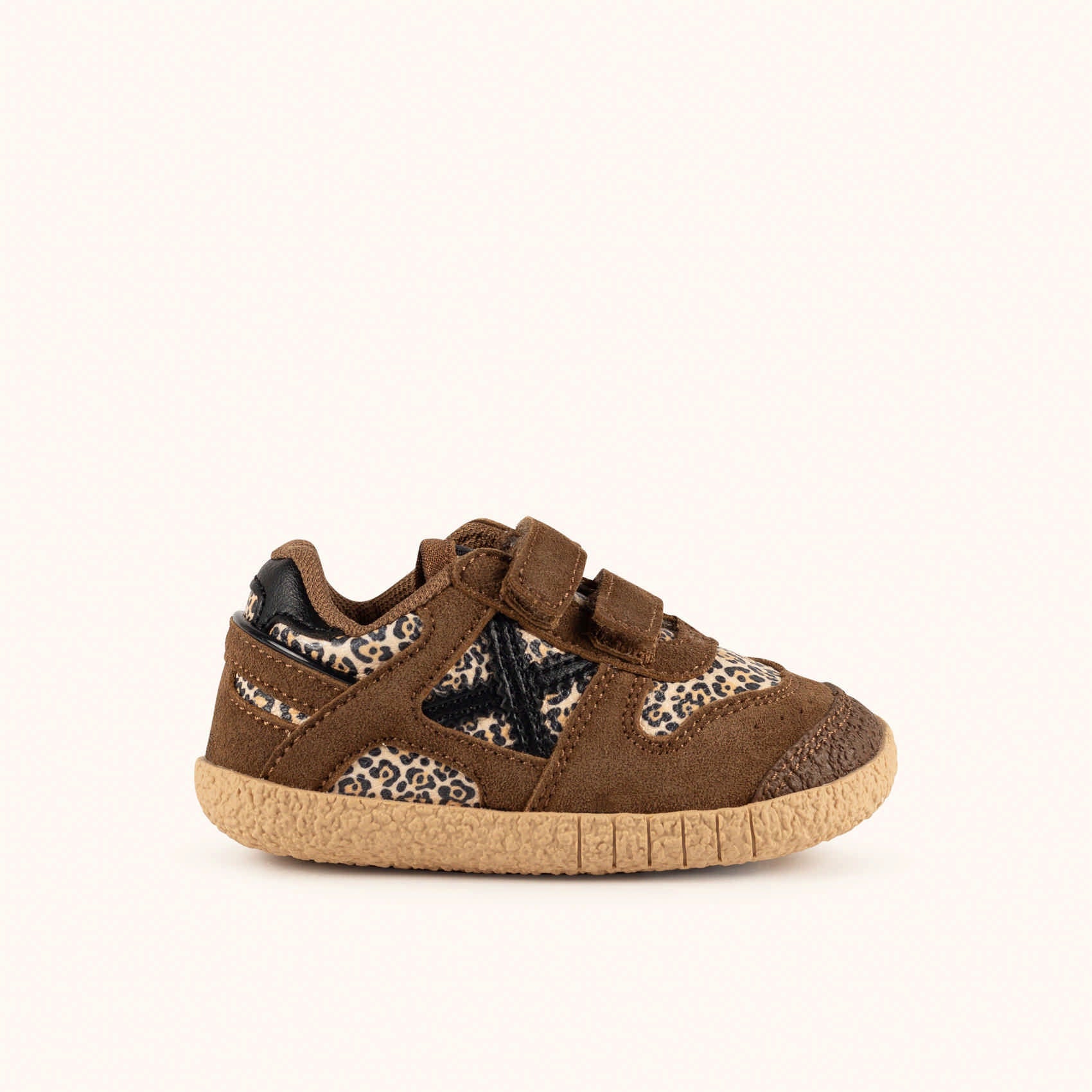 Zapatillas Deportivas Barefoot - Munich - Baby Goal W34 Marrón