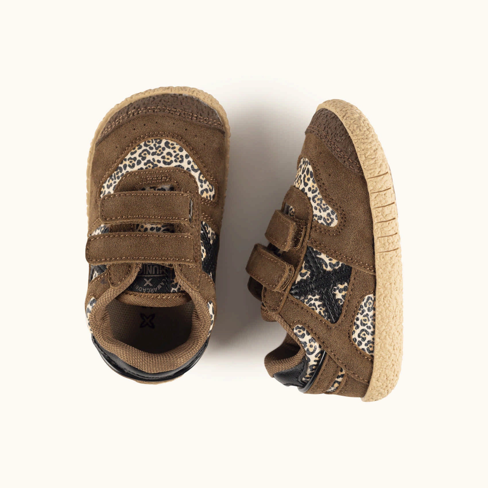 Zapatillas Deportivas Barefoot - Munich - Baby Goal W34 Marrón
