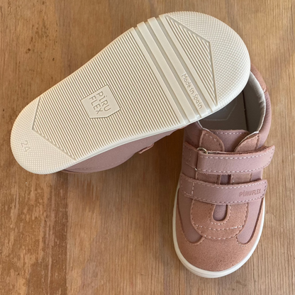 Piruflex - Barefoot Leather Sneakers - Pink PF177