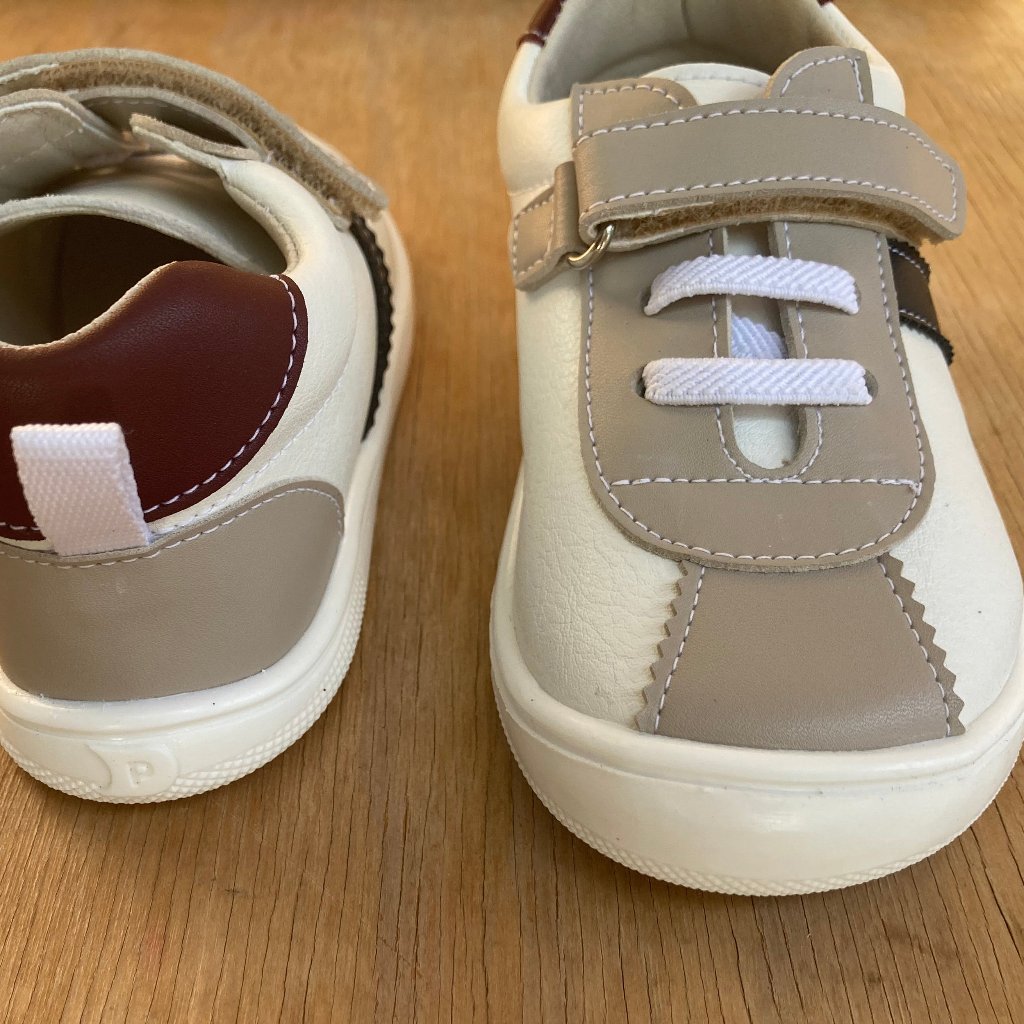 Piruflex - Deportivas Barefoot Veganas - Blanco Combinado PF178