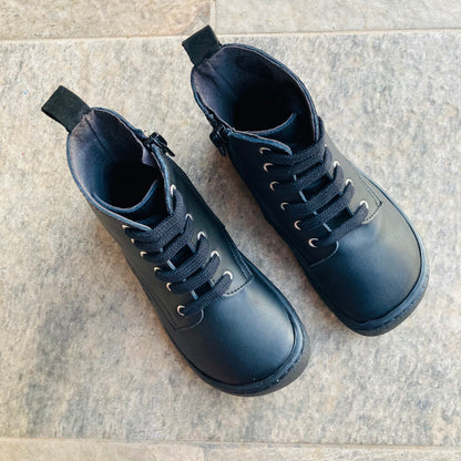 FlexiNens - Bota Barefoot - Piel Negro - 9085R