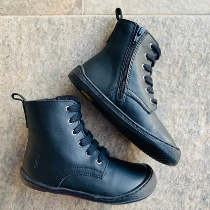 FlexiNens - Bota Barefoot - Piel Negro - 9085R