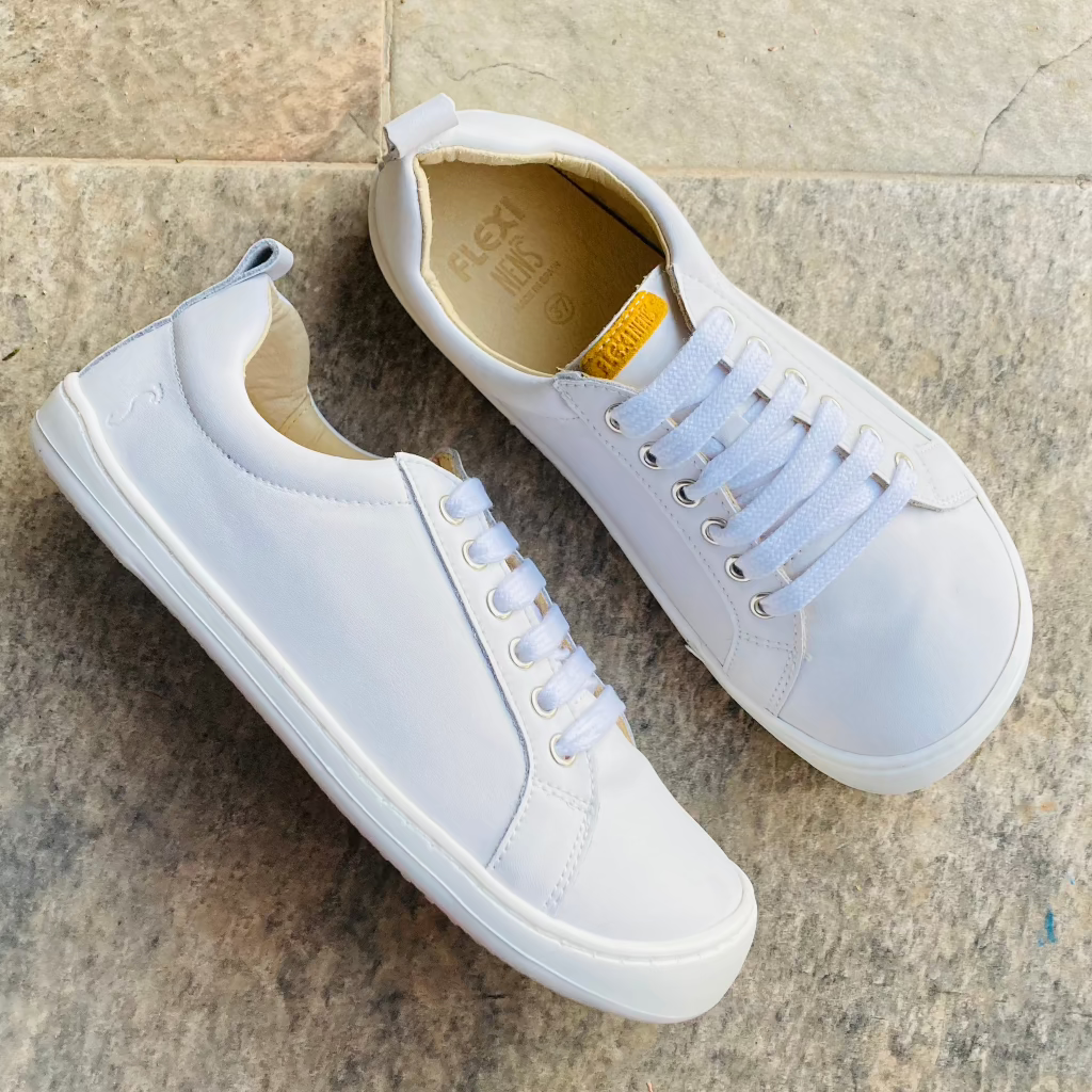 FlexiNens - Deportiva Barefoot Adulto - Blanco Salvaje - S-8410-R