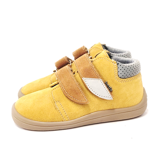 Beda - Botín Barefoot Membrana Piel Velour - Mauro