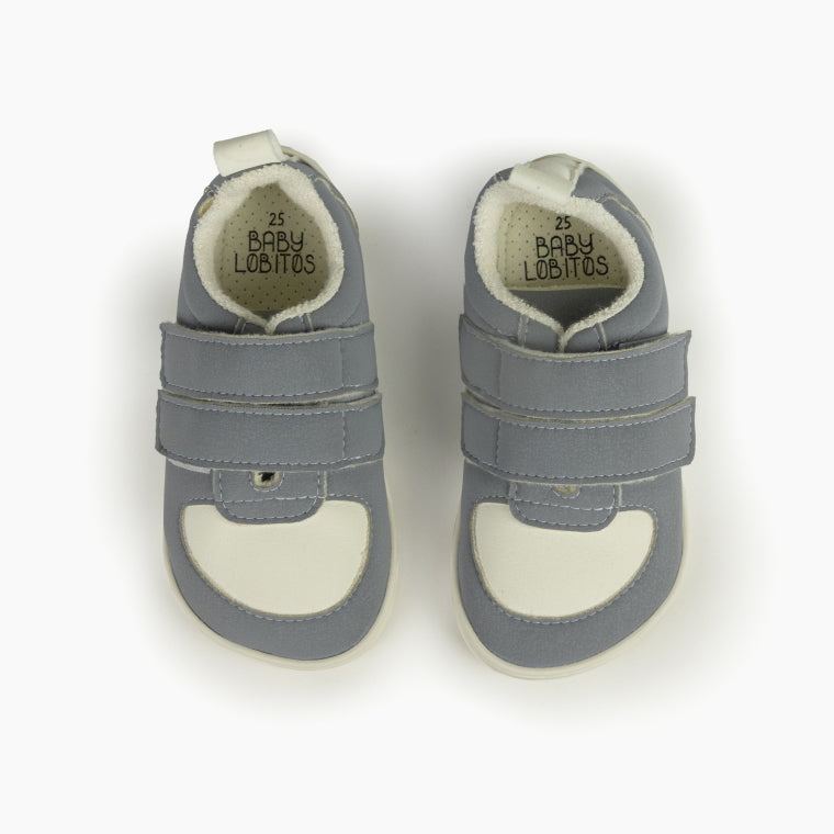 Baby Lobitos - Zapatillas Deportivas Barefoot - Ceniza