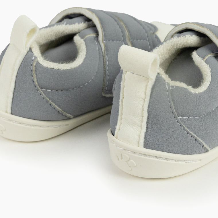 Baby Lobitos - Zapatillas Deportivas Barefoot - Ceniza