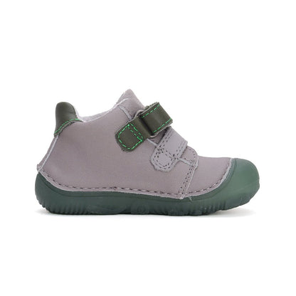 D.D.Step  - Botín Barefoot Fluorescente - Dino Gris
