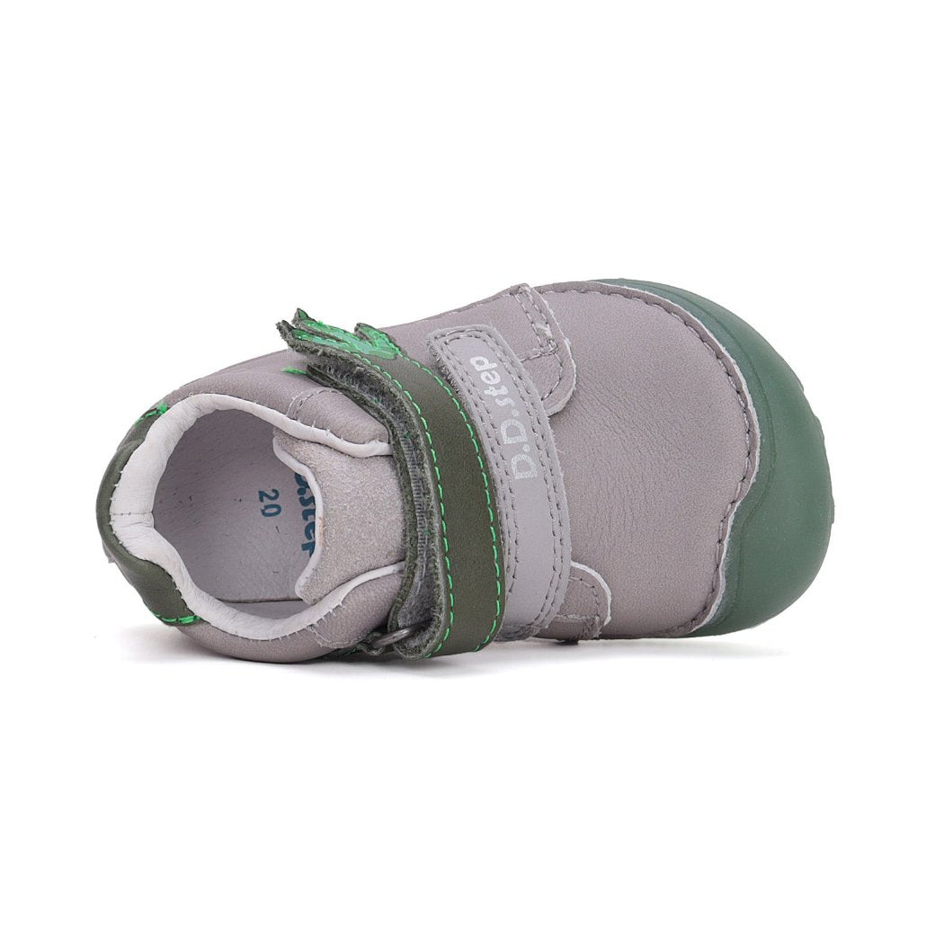 D.D.Step  - Botín Barefoot Fluorescente - Dino Gris