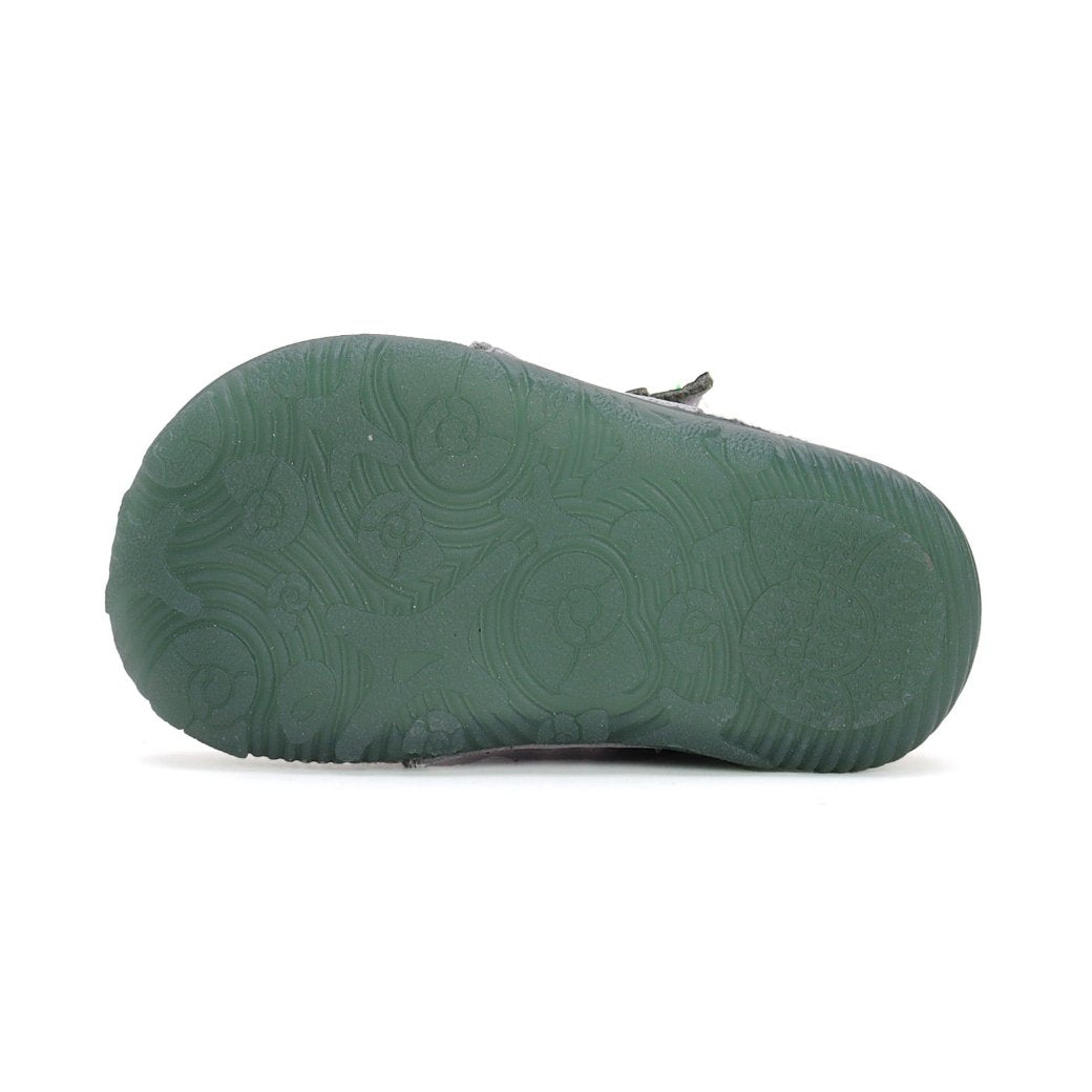 D.D.Step  - Botín Barefoot Fluorescente - Dino Gris
