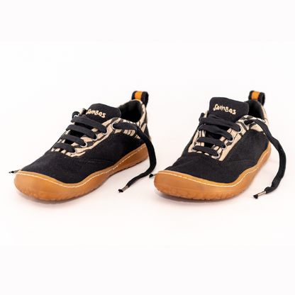 Coqueflex - Barefoot Combi 6 Sneaker - Black 15503