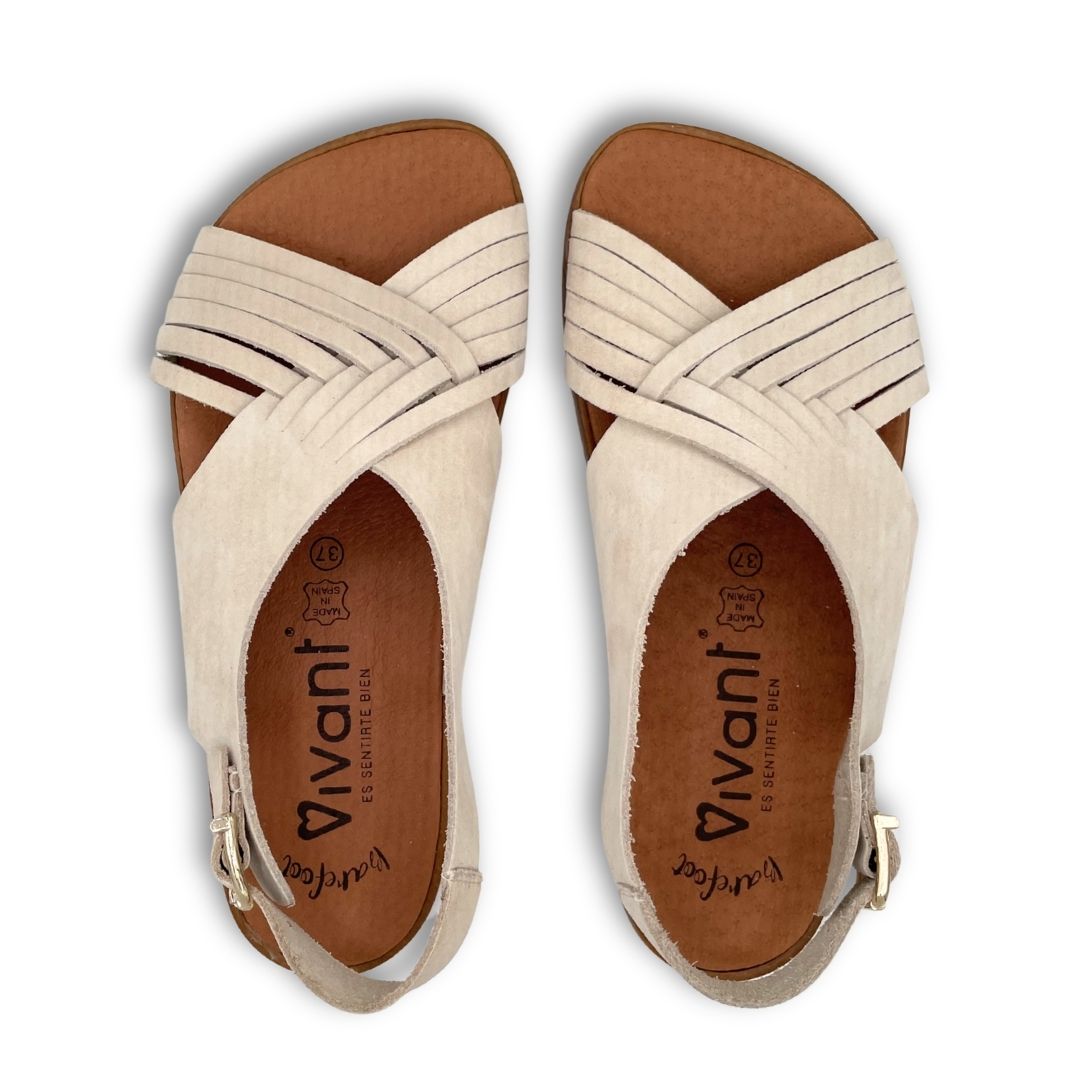 Sandalia Barefoot Adulto - Vivant - Dalia Nobuck