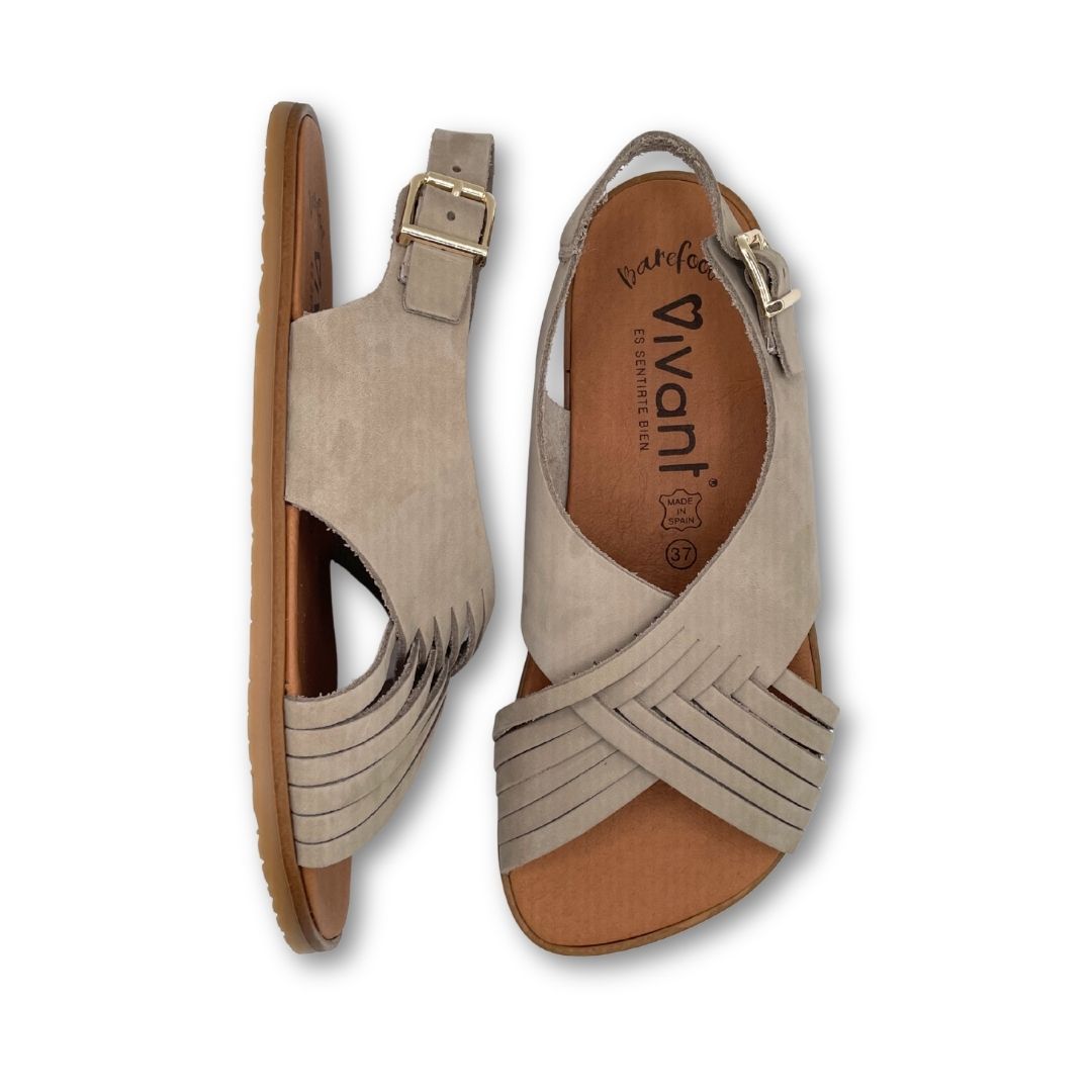 Sandalia Barefoot Adulto - Vivant - Dalia Nobuck
