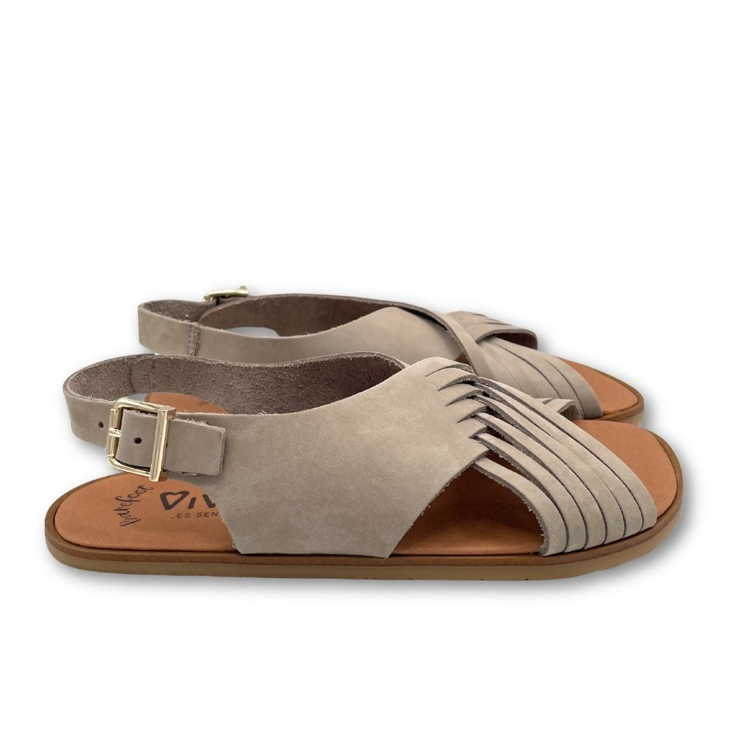 Sandalia Barefoot Adulto - Vivant - Dalia Nobuck