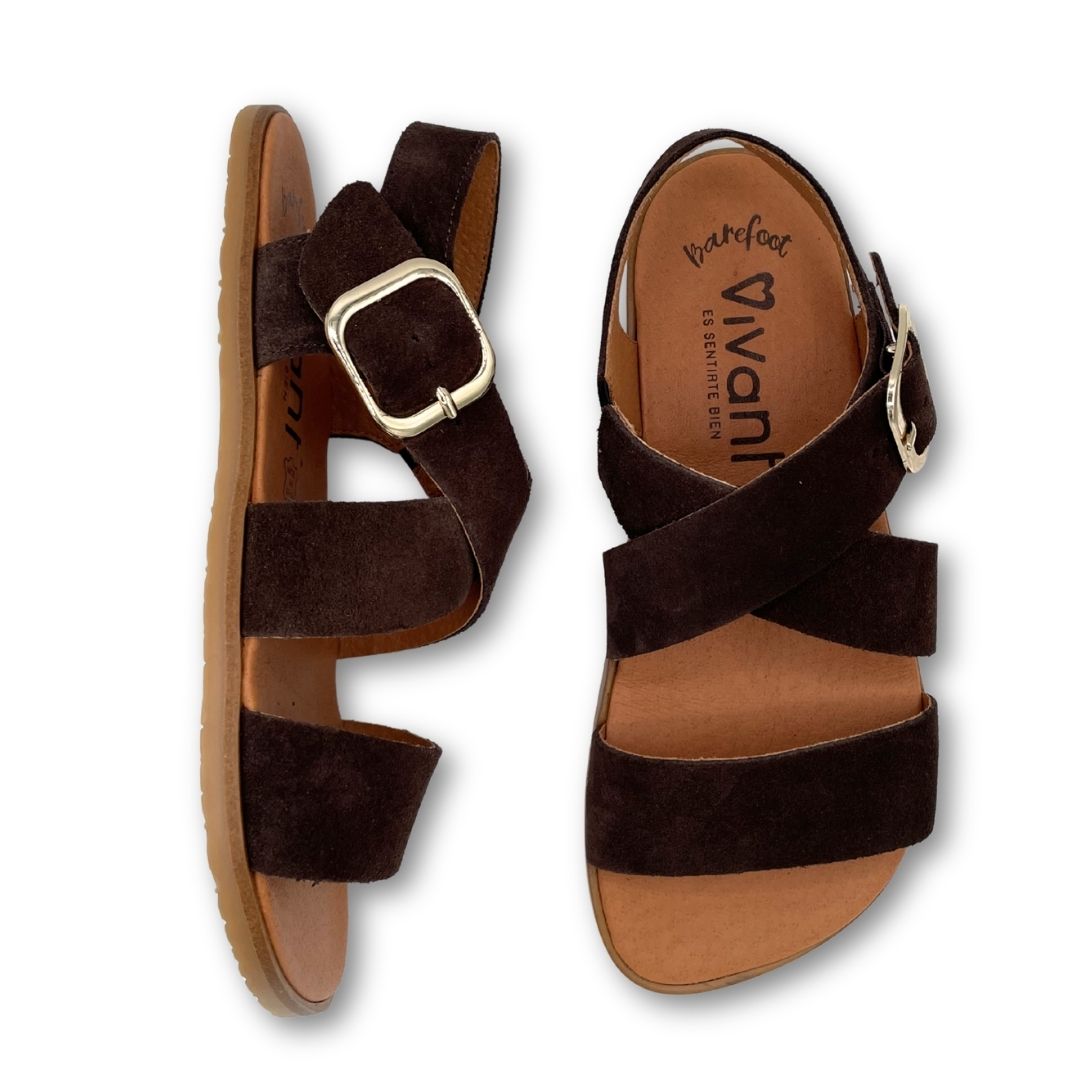 Sandalia Barefoot Adulto - Vivant - Lino Serraje