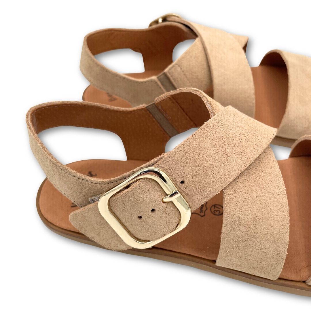 Sandalia Barefoot Adulto - Vivant - Lino Serraje