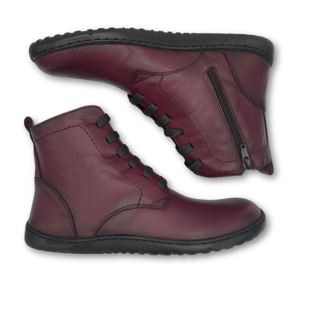 FlexiNens - Adult Barefoot Boot - Black Leather - 9085R