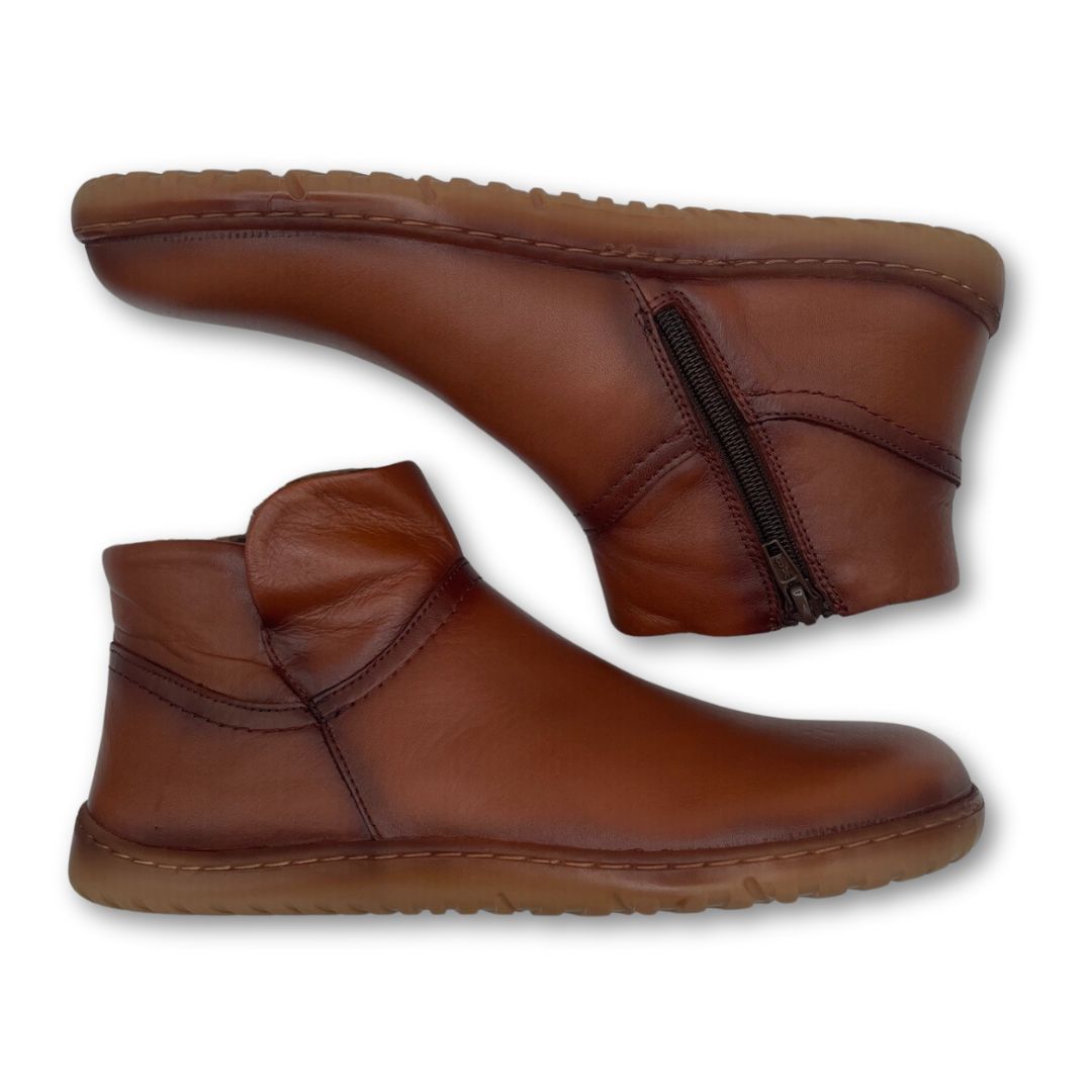 FlexiNens - Adult Barefoot Boot - Black Leather - 9085R