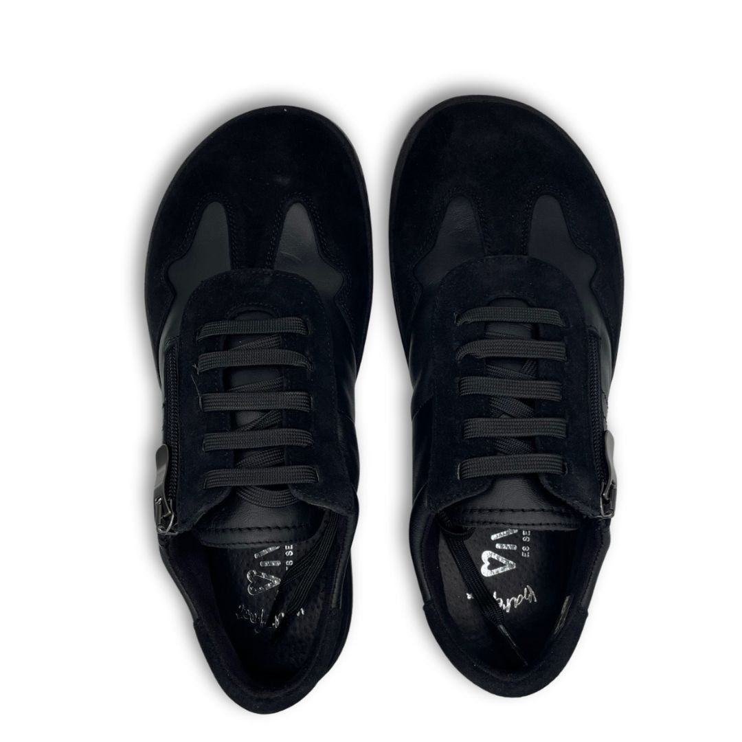 FlexiNens - Adult Barefoot Boot - Black Leather - 9085R