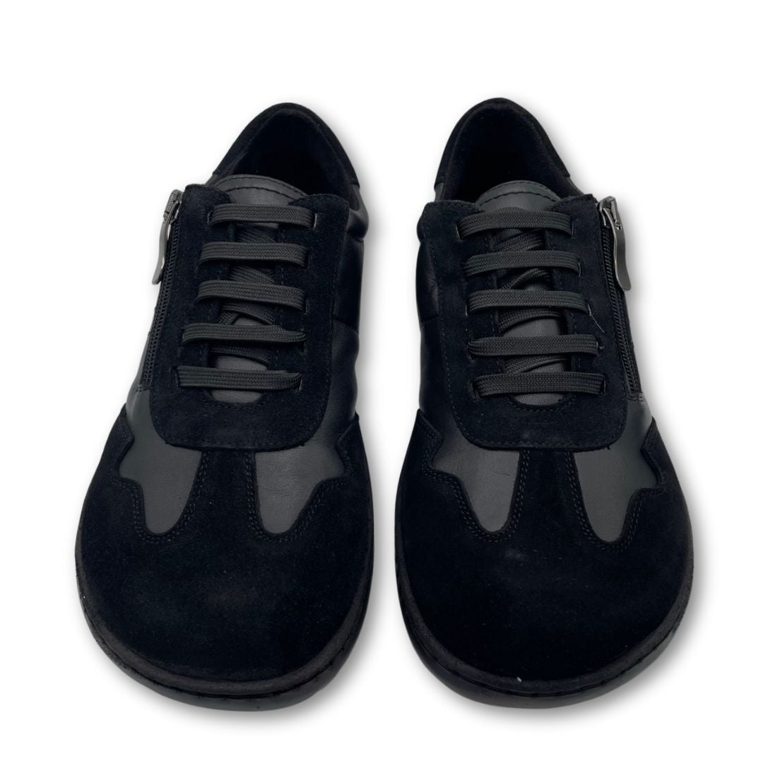 FlexiNens - Adult Barefoot Boot - Black Leather - 9085R