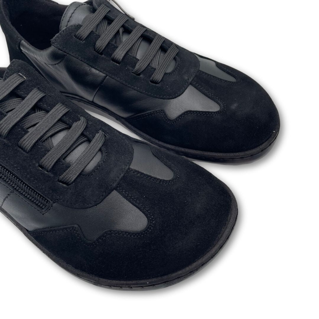 FlexiNens - Adult Barefoot Boot - Black Leather - 9085R