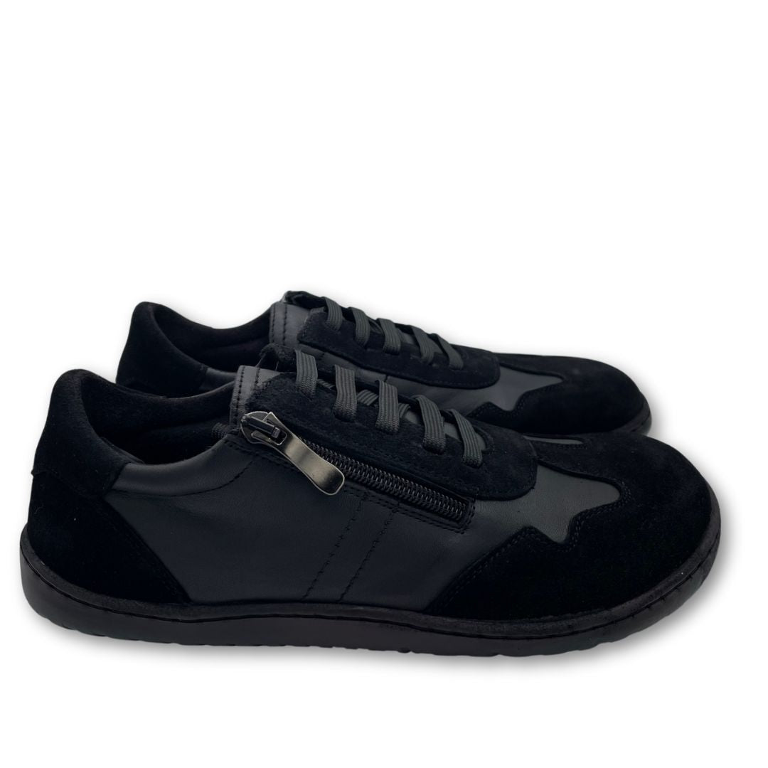 FlexiNens - Adult Barefoot Boot - Black Leather - 9085R