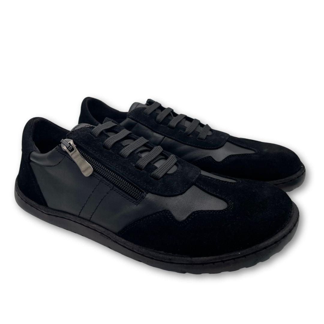 FlexiNens - Adult Barefoot Boot - Black Leather - 9085R