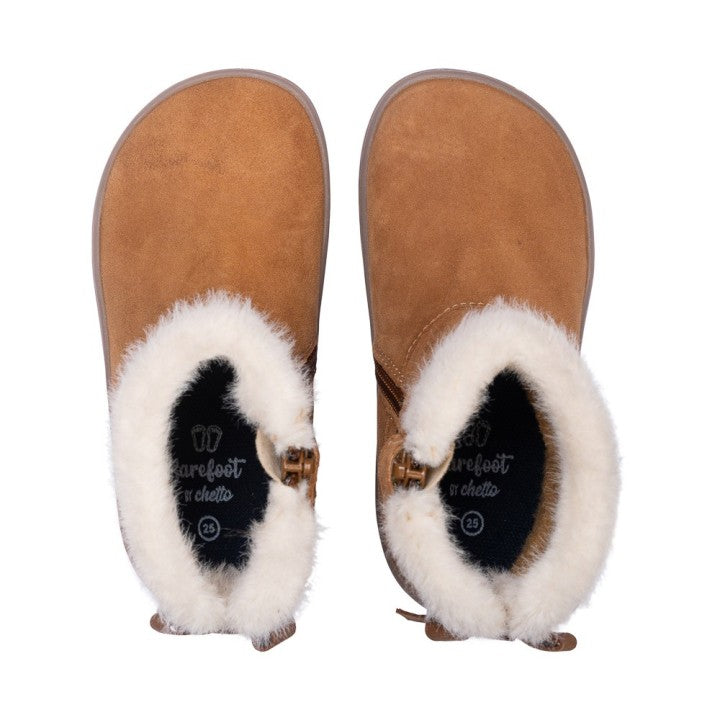 Botín Barefoot - Chetto - Lazo Camel 1125517