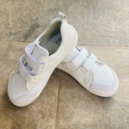 Dispares - Zapatilla Barefoot Zapamundo Plus - Blanco Vegano