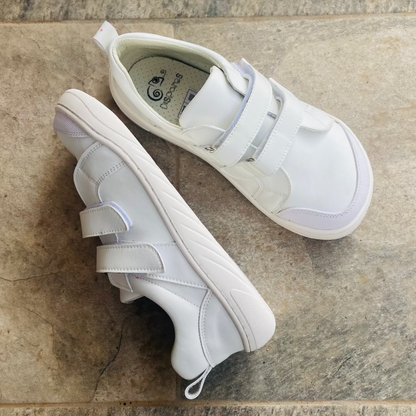 Dispares - Zapatilla Barefoot Zapamundo Plus - Blanco Vegano