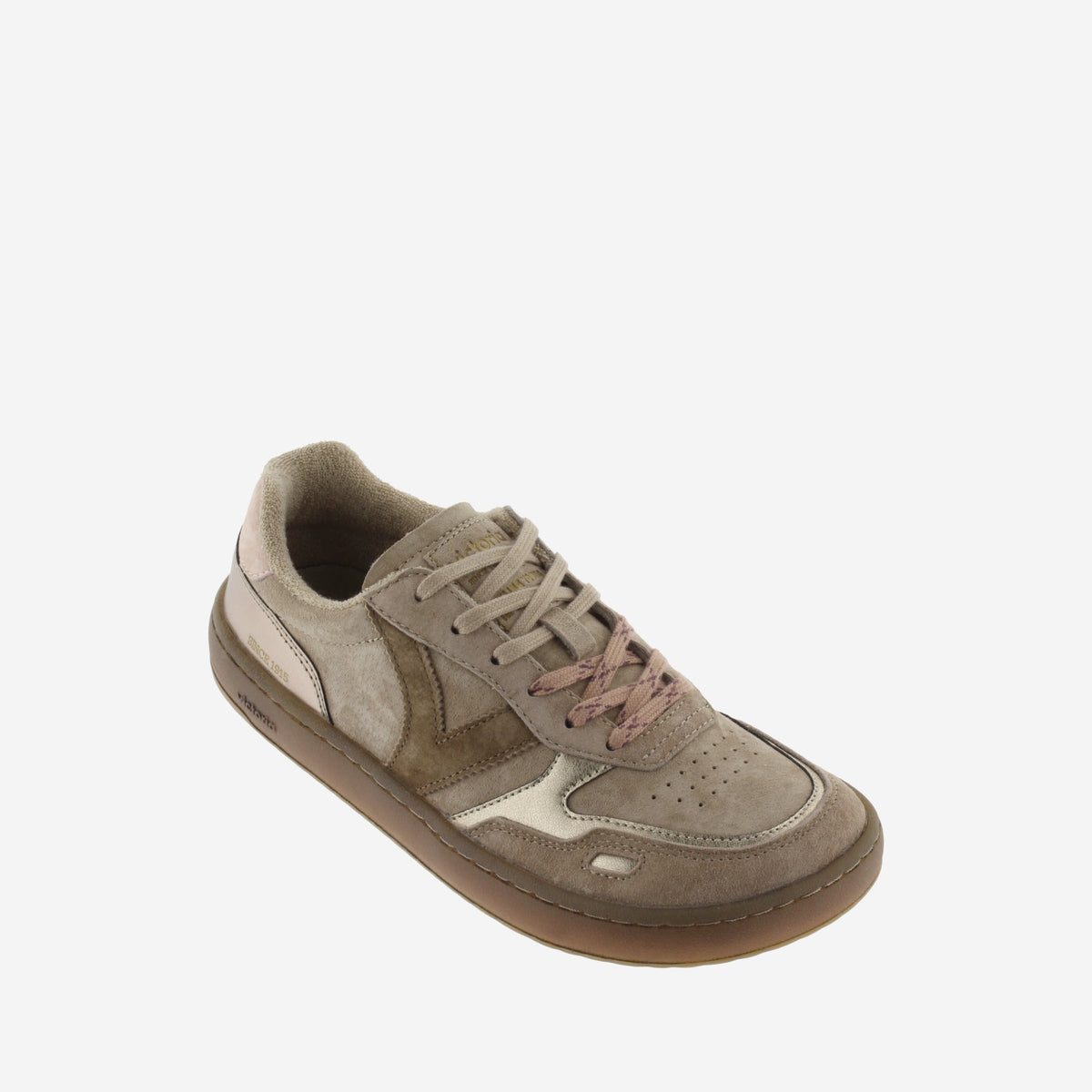 Zapatillas Deportivas Barefoot - Victoria - 1187104 Duna Serraje Metal Beig