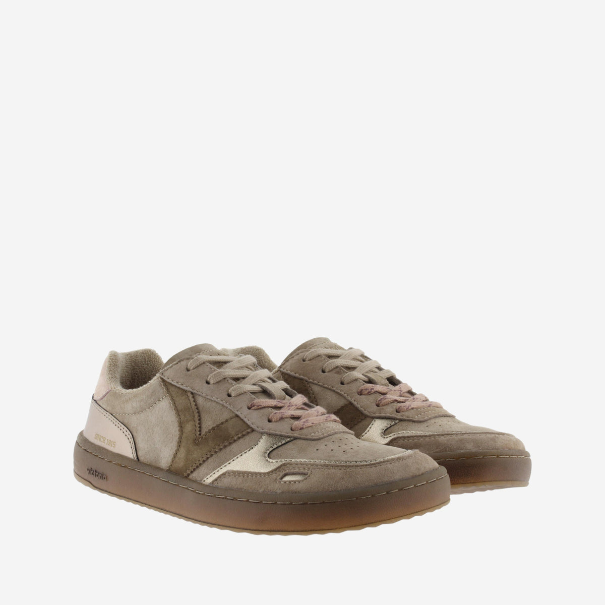 Zapatillas Deportivas Barefoot - Victoria - 1187104 Duna Serraje Metal Beig