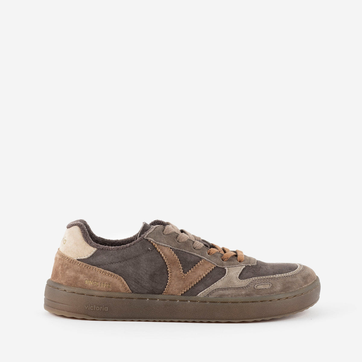 Zapatillas Deportivas Barefoot - Victoria - 1187100 Duna Serraje Marrón