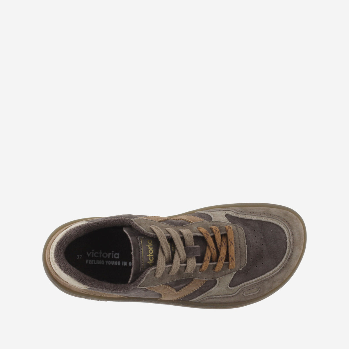 Zapatillas Deportivas Barefoot - Victoria - 1187100 Duna Serraje Marrón