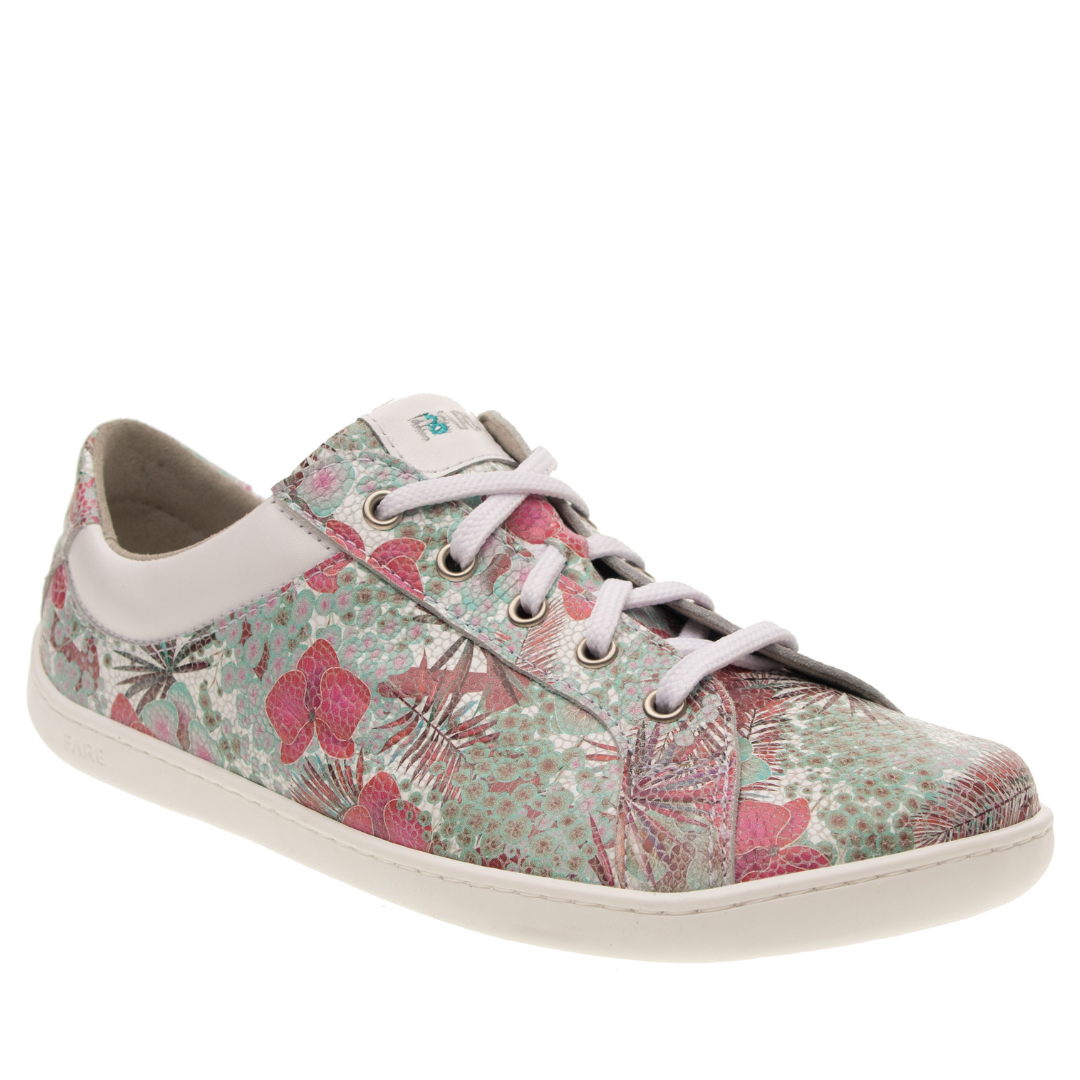 Fare Bare - Zapatilla Respetuosa Serie B - Turquesa Floral