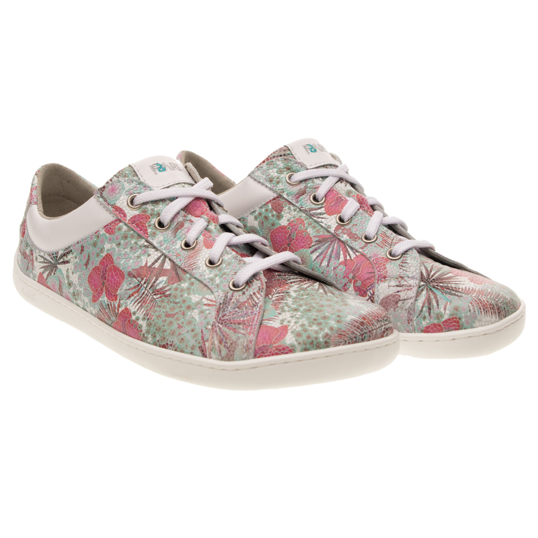Fare Bare - Zapatilla Respetuosa Serie B - Turquesa Floral