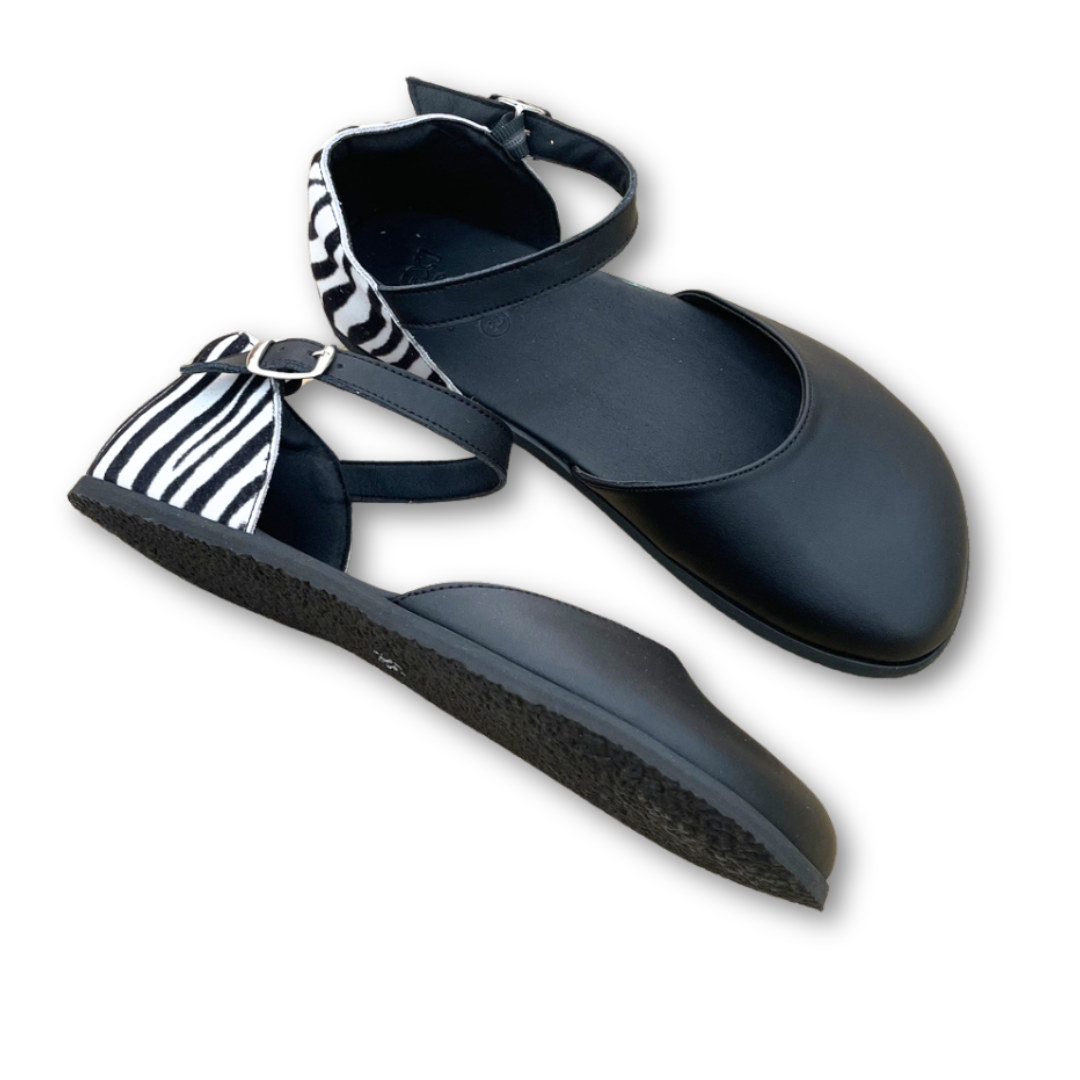 Salón Barefoot Adulto - FlexiNens - S6621PR Negro Cebra