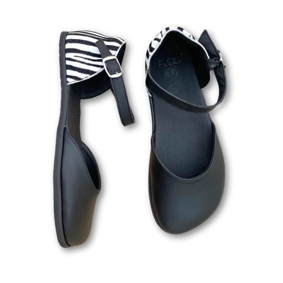 Salón Barefoot Adulto - FlexiNens - S6621PR Negro Cebra
