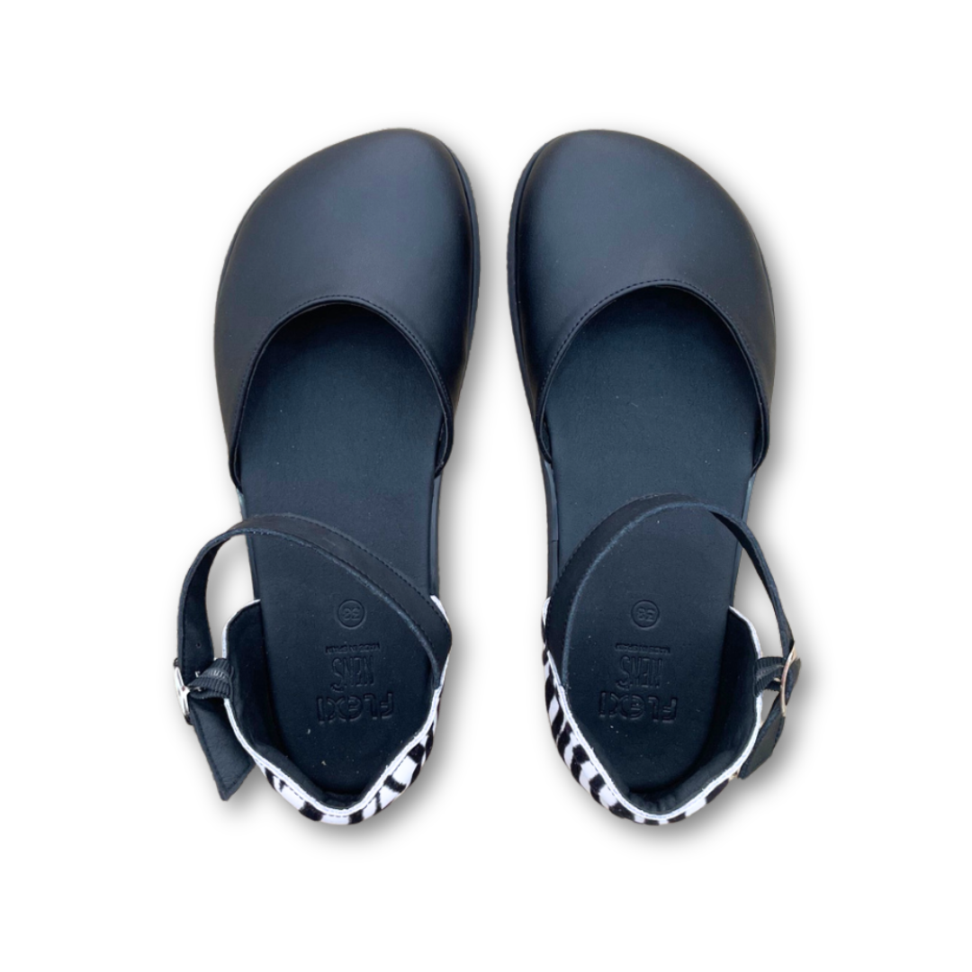 Salón Barefoot Adulto - FlexiNens - S6621PR Negro Cebra