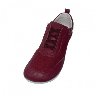 Blandy Shoes - Adult Barefoot Shoes - Jan Burgundy Transition
