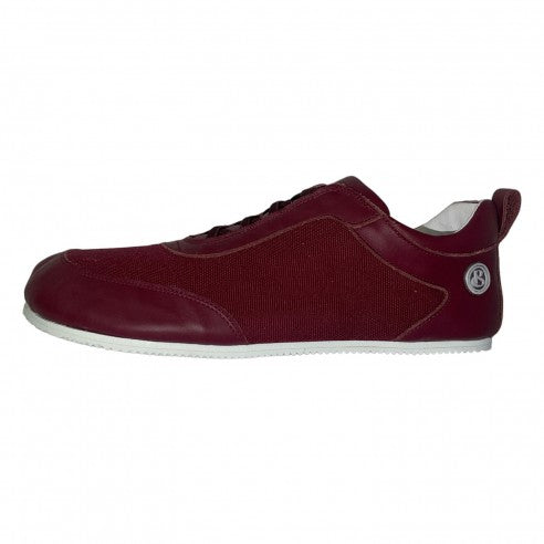 Blandy Shoes - Adult Barefoot Shoes - Jan Burgundy Transition