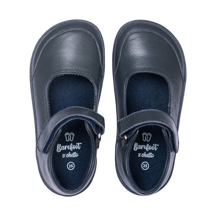 Merceditas Barefoot Colegial - Chetto - Piel Azul 15000