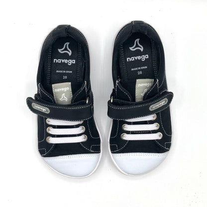 Navega - Zapatillas Barefoot Textil - Urban Negra