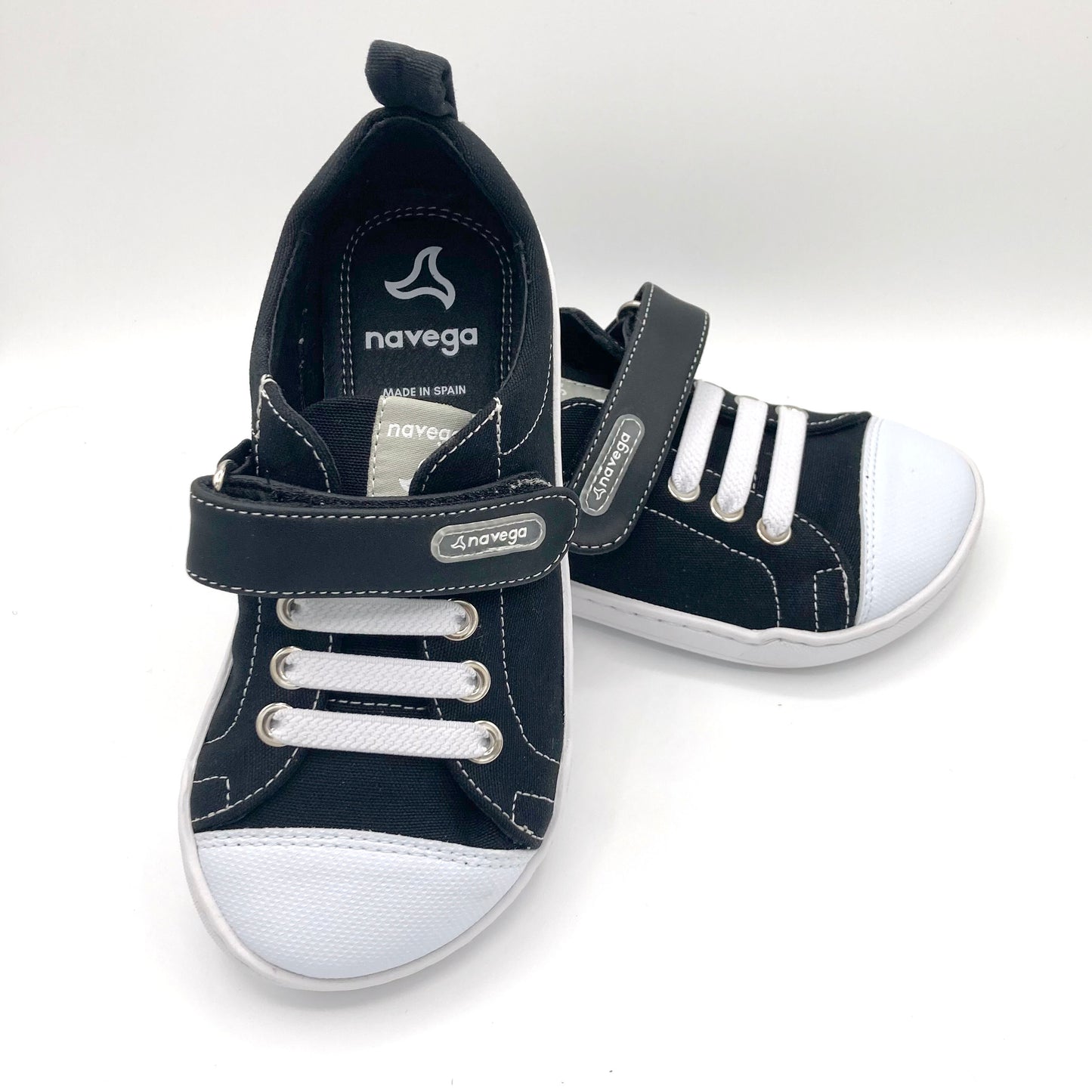 Navega - Zapatillas Barefoot Textil - Urban Negra
