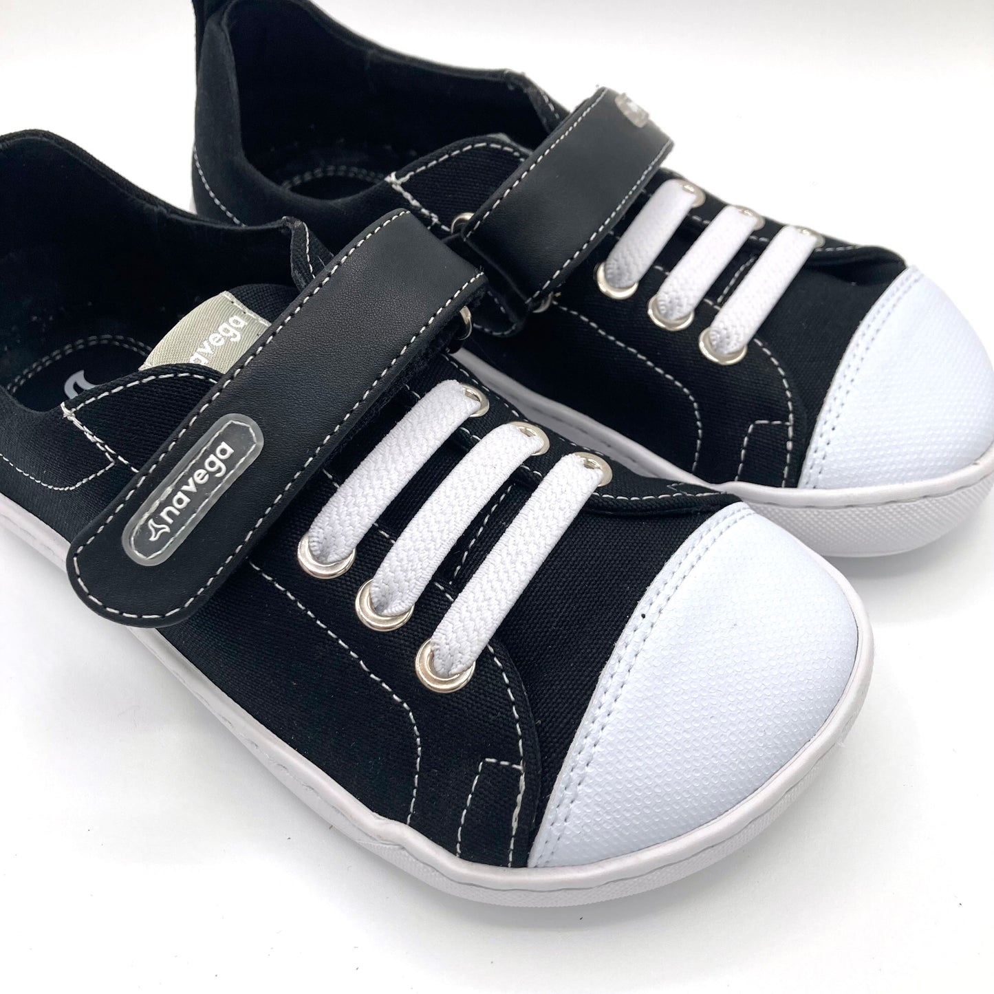Navega - Zapatillas Barefoot Textil - Urban Negra