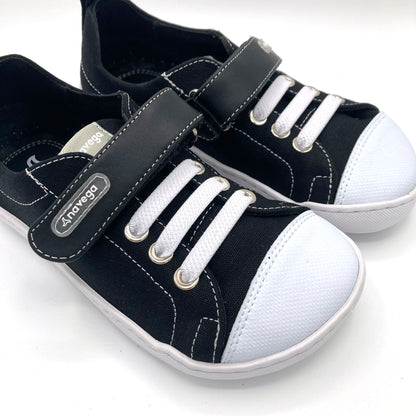 Navega - Zapatillas Barefoot Textil - Urban Negra