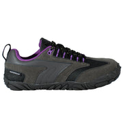 Zapatillas Impermeables Trekking Barefoot - Hi-Tec - Fígaro Low WP Gris Púrpura Mujer