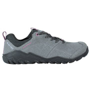 Zapatillas Impermeables Trekking Barefoot - Hi-Tec - Loma WP Gris Rosa Mujer