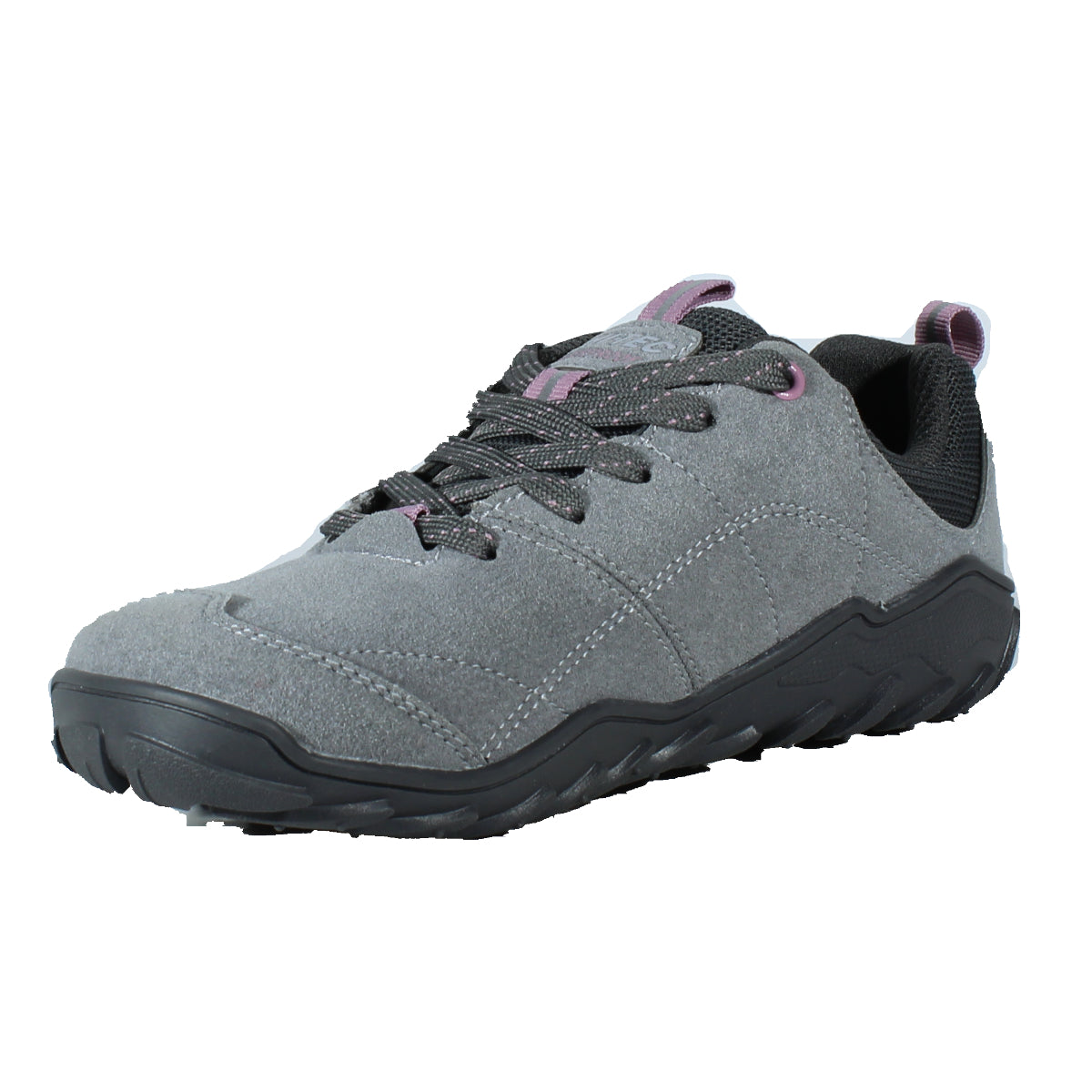 Zapatillas Impermeables Trekking Barefoot - Hi-Tec - Loma WP Gris Rosa Mujer