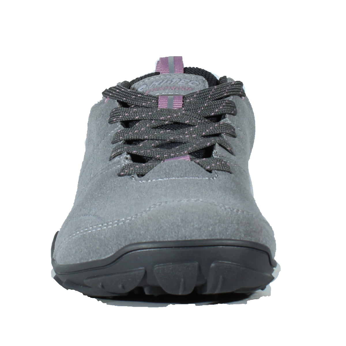 Zapatillas Impermeables Trekking Barefoot - Hi-Tec - Loma WP Gris Rosa Mujer