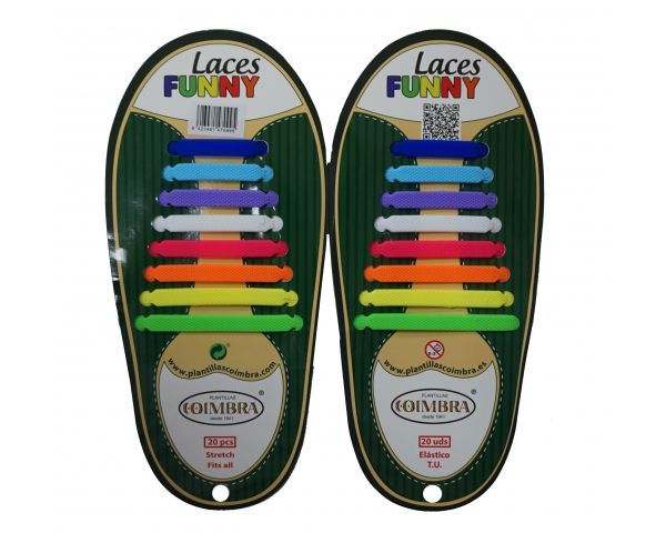 Coimbra - Cordones Elásticos Silicona - Funny Laces